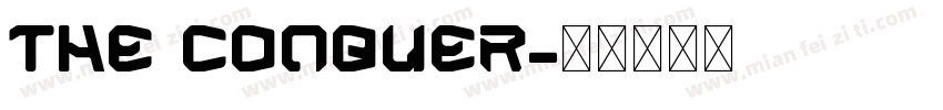 The Conquer字体转换